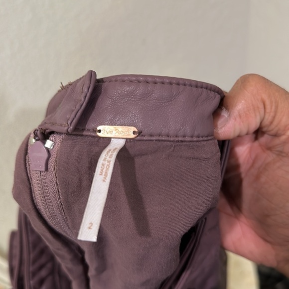 Free People Faux leather skirt in size 2 Host pick - Picture 9 of 12